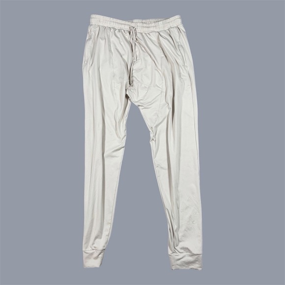 Aloha Island Other - Alo Yoga Conquer Revitalize Pant Mens Large Beige Drawstring Jogger Gym
